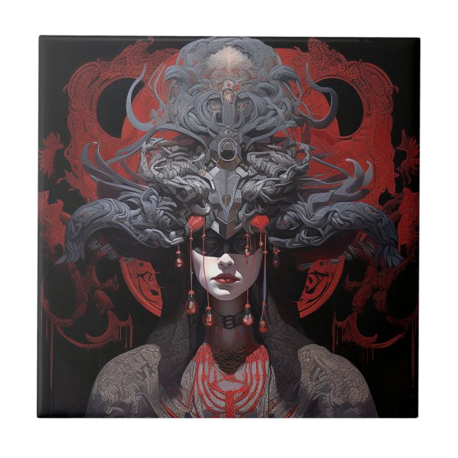 Carreau Demon Queen Imaginaire Art (Devant)