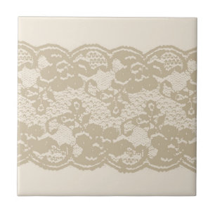 Carreau Dentelle beige