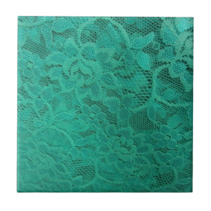 Carreau Dentelle turquoise