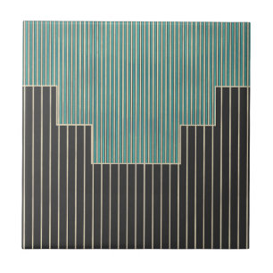 Carreau Design Abstrait, élégant, géométrique, lignes
