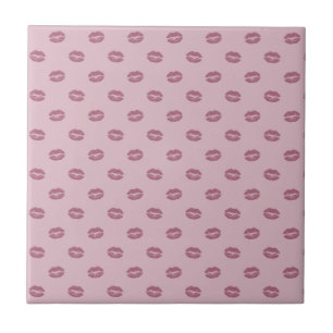 Carreau Design de lèvres joueuses - Décor maison chic sur 