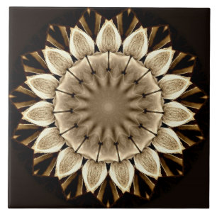 Carreau Design décoratif de tournesol Abstrait