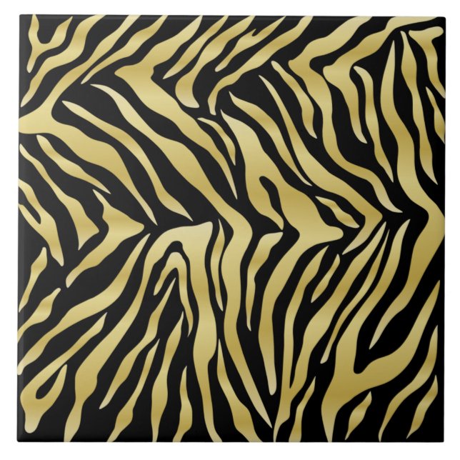 Carreau Design d'impression de peau de tigre   (Devant)