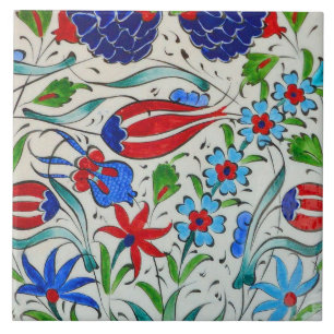 Carreau Design floral turc