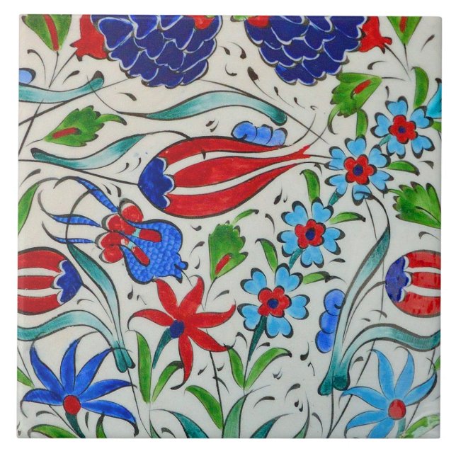 Carreau Design floral turc (Devant)