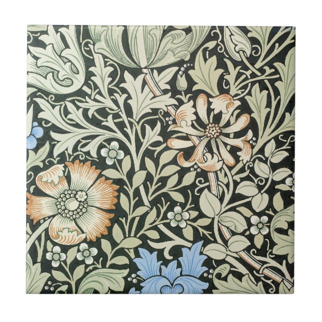 Carreau Design floral William Morris (Devant)