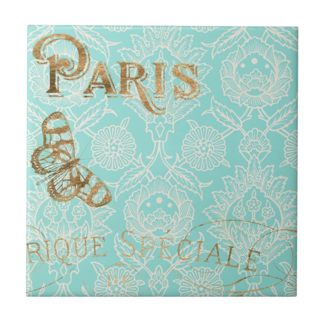 Carreau Design Gold vintage Paris (Devant)