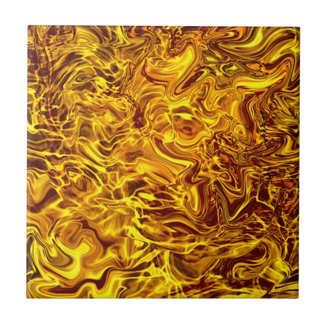 Carreau design jaune (Devant)