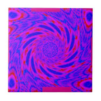 Carreau Design moderne élégant rose violet-bleu rose