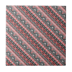Carreau Design motif gris pâle