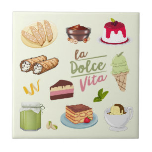 Carreau Desserts Italiens Sucreries