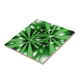 Carreau Dessin en perspective de fond couleur dégradé vert