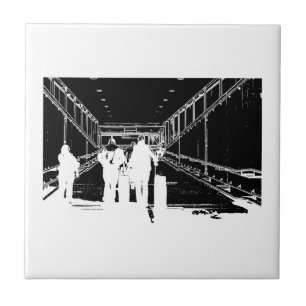 Carreau Dessin minimaliste - Aéroport Voyage