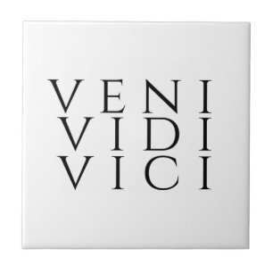 Carreau Dessous de verre Veni Vidi Vici