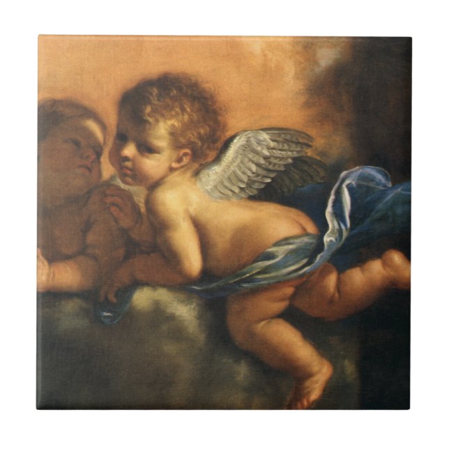 Carreau Détail de l'ange, Saints Patron de Modène par Guer (Devant)