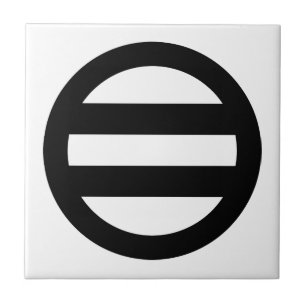 Carreau Deux lignes, encerclées