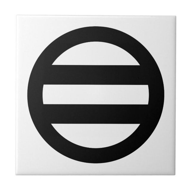 Carreau Deux lignes, encerclées (Devant)