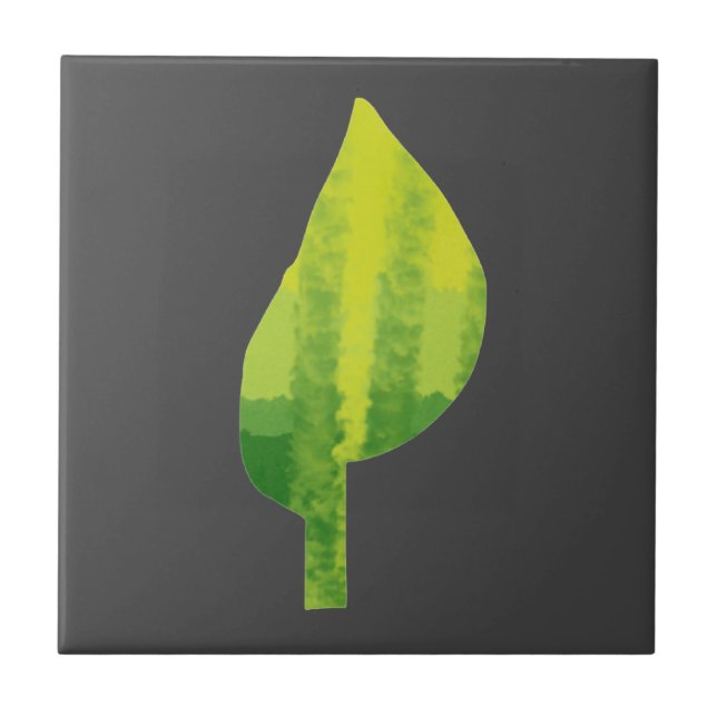 Carreau Devenez écolo éco-feuille de la nature (Devant)