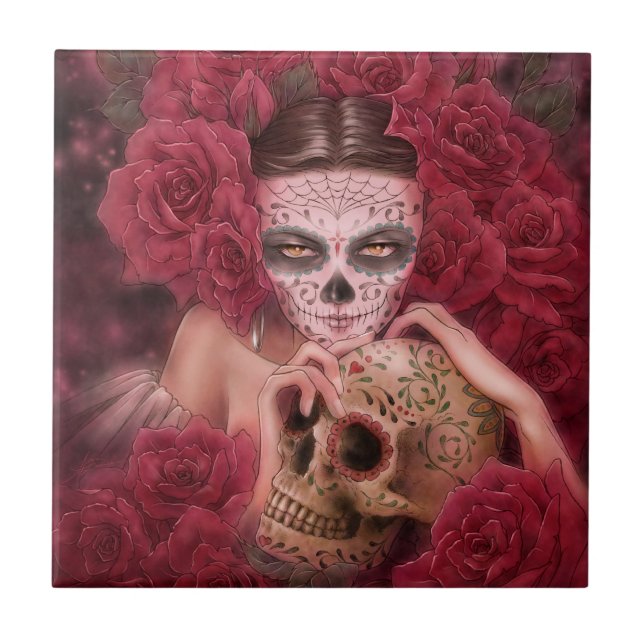 Carreau Dia de los Muertos Tile (Devant)