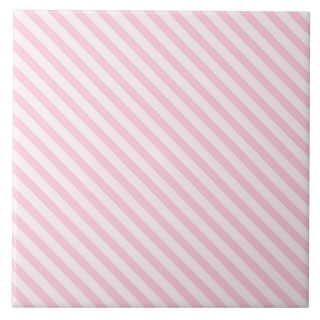Carreau Diagonale en fleur rose (Devant)