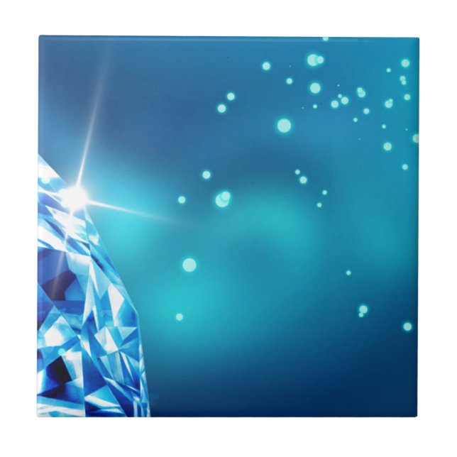 Carreau diamant bleu (Devant)