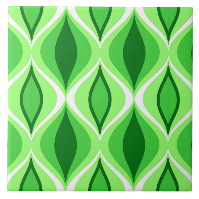 Carreau Diamants de la moitié du siècle, émeraude et vert (Devant)