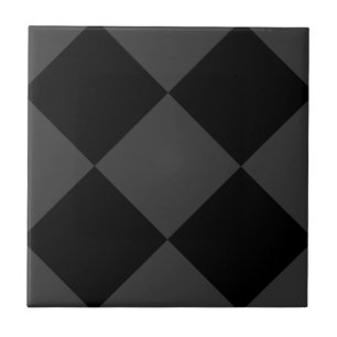 Carreau Diamants noirs et fumés - Élégants et intemporels