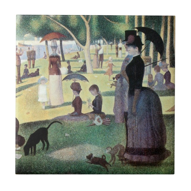 Carreau Dimanche après-midi, île La Grande Jatte par Seura (Devant)