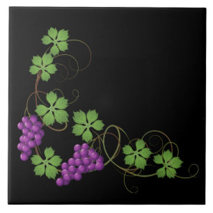 Carreau d'impression de raisins