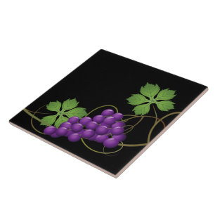 Carreau d'impression de raisins