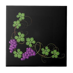 Carreau d'impression de raisins