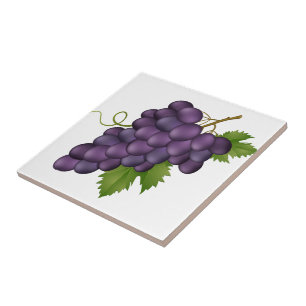 Carreau d'impression de raisins