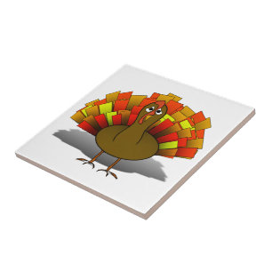 Carreau Dinde inquiète de Thanksgiving