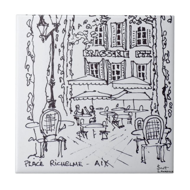 Carreau Dîner sur la Plaza| Aix en Provence, France (Devant)