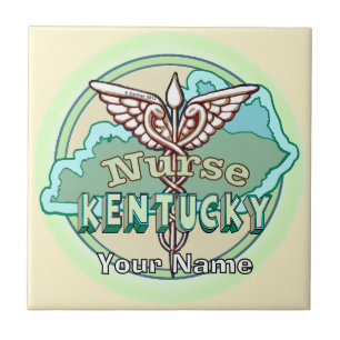 Carreau d'infirmière Caducée du Kentucky