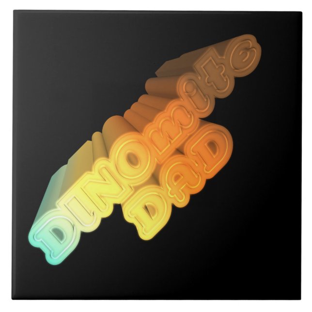 Carreau Dinomite Papa Mots (Devant)