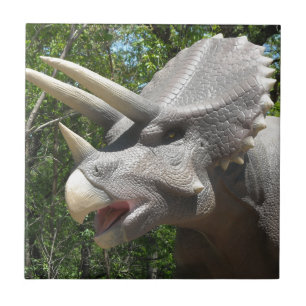 Carreau dinosaure de Tricératops