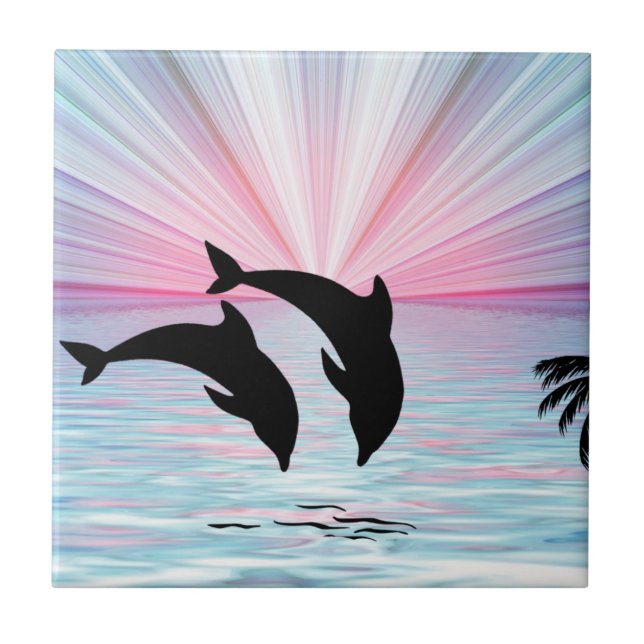 Carreau Dolphin Sunset (Devant)