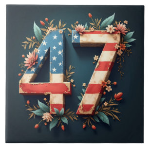 Carreau Donald Trump est le 47ème président des États-Unis