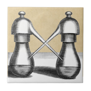 Carreau Double flacon de laboratoire d'alchimie d'Eagle