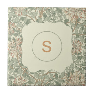 Carreau Douce Chèvre Vintage William Morris Chèvrefeuille