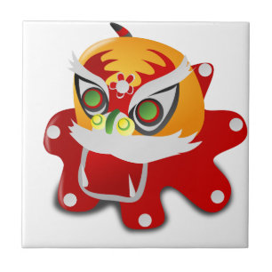 Carreau dragon chinois