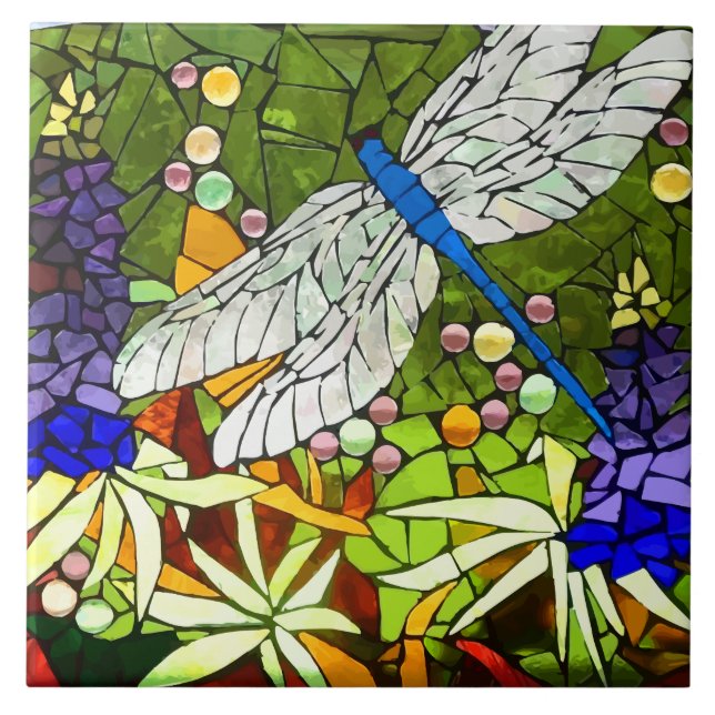 Carreau dragon-fly, libellule (Devant)