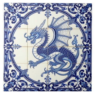 carreau dragon saphir