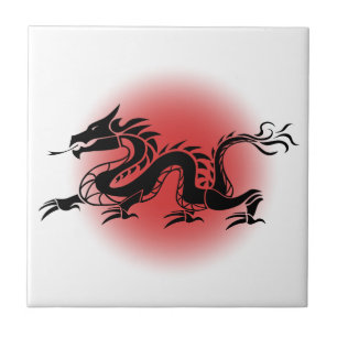 Carreau Dragon traditionnel chinois