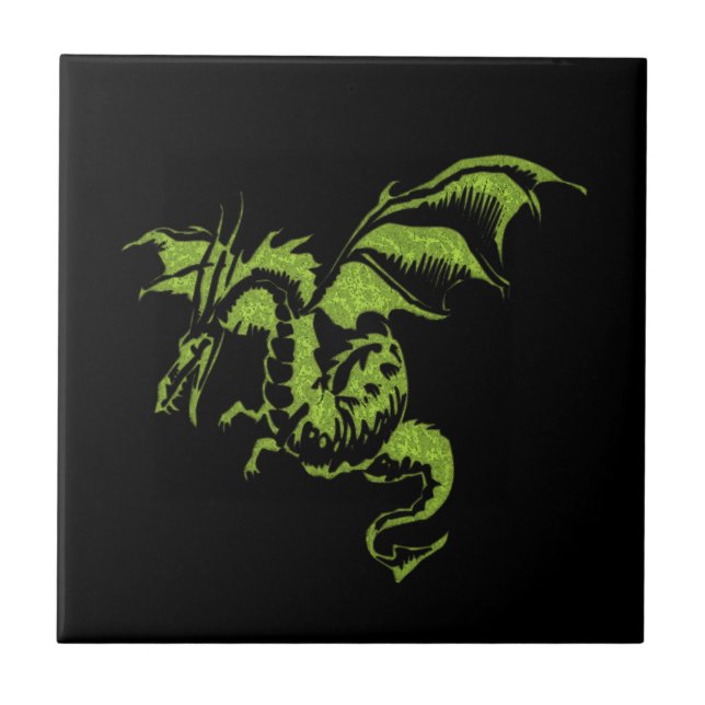 Carreau Dragon Vert (Devant)