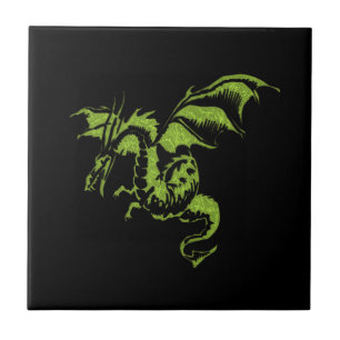 Carreau Dragon Vert Volant