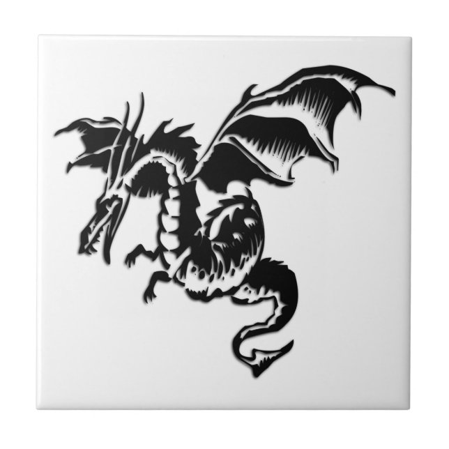 Carreau Dragon volant (Devant)