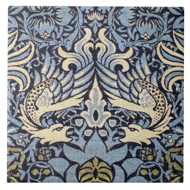 Carreau Dragon, William Morris (Devant)