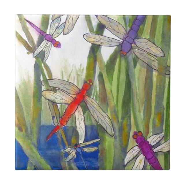 Carreau Dragonflies été (Devant)